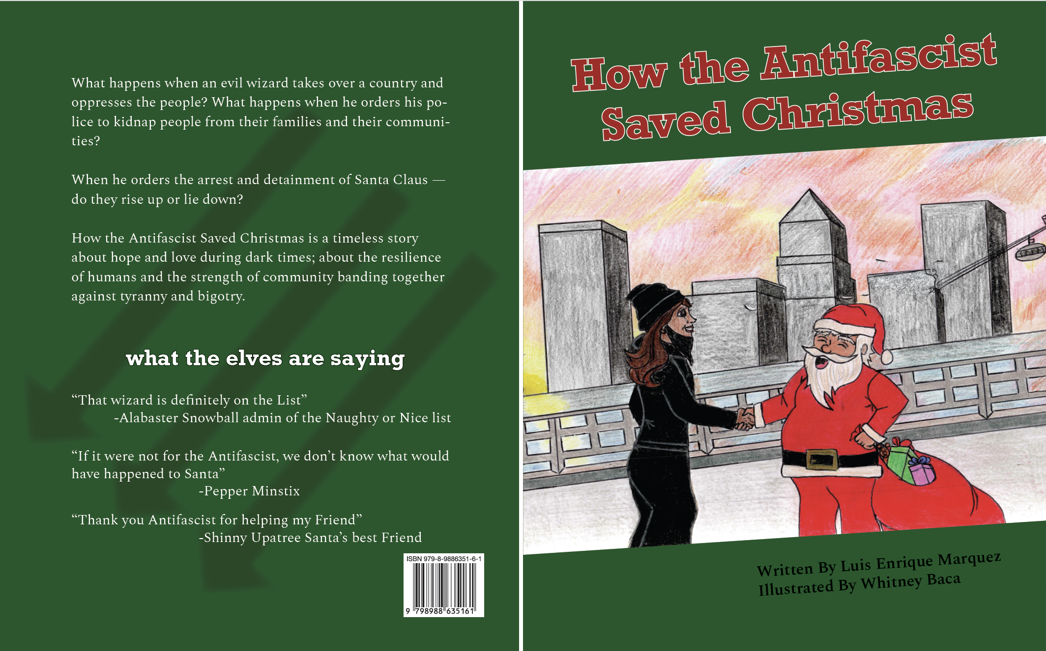 The Antifascist Who Saved Christmas book cover